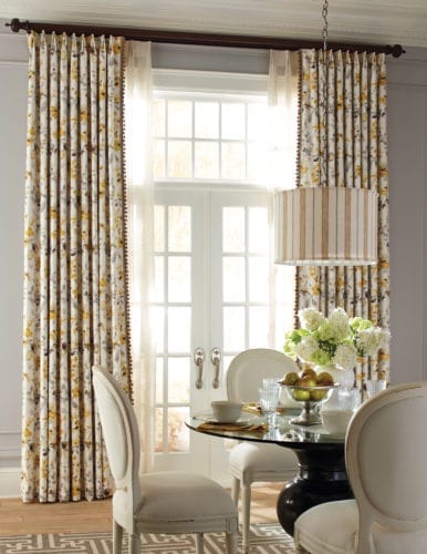 custom window drapes