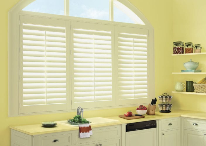 Hunter Douglas polysatin shutters