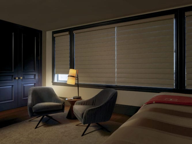 Hunter Douglas pirouette room darkening