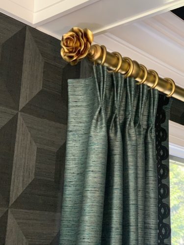 Custom Curtain with rod